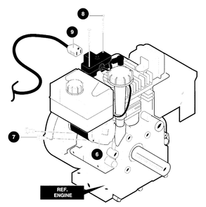 Electric Starter Diagram and Parts List for 624804X79B 2000 Briggs and Stratton Snow Blower